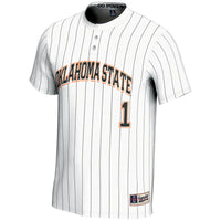 #1 Oklahoma State Cowboys Lightweight Softball Jersey - White