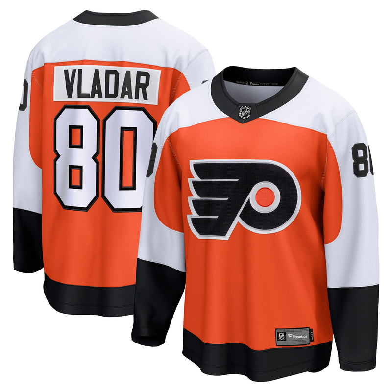 Philadelphia Flyers Dan Vladar Orange Home Breakaway Jersey
