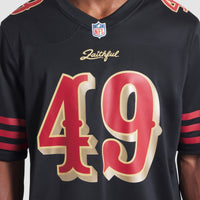 San Francisco 49ers The Faithful Black 2025 Rivalries Collection Game Jersey