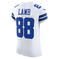 Dallas Cowboys CeeDee Lamb White Elite Jersey