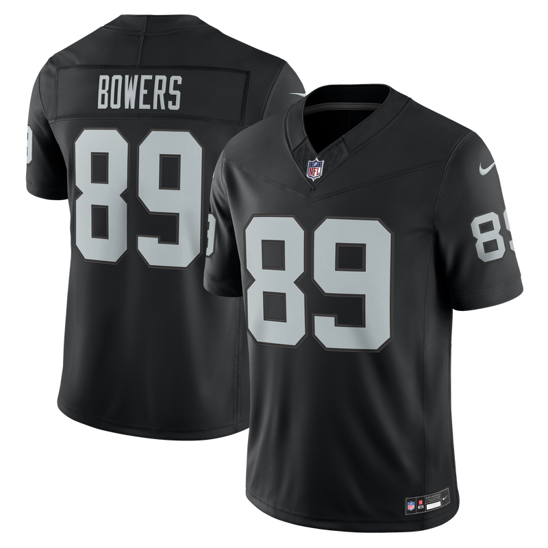 Las Vegas Raiders Brock Bowers Black Team Stitched Limited Jersey