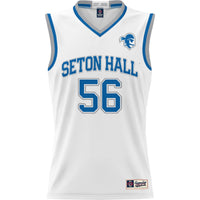 #56 Seton Hall Pirates Lightweight Basketball Jersey - White