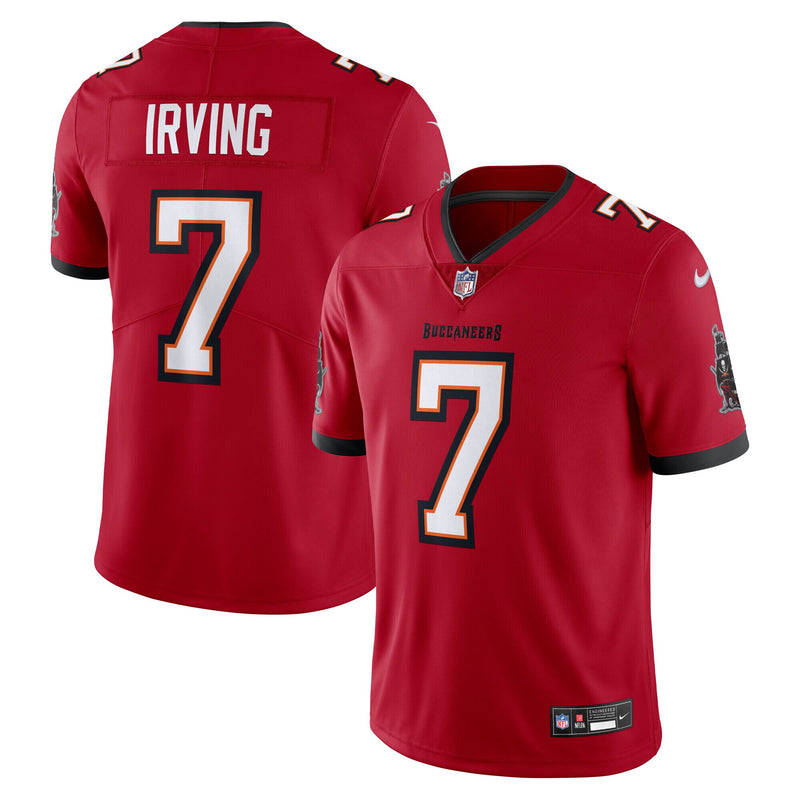 Tampa Bay Buccaneers Bucky Irving Red Stitched Limited Jersey