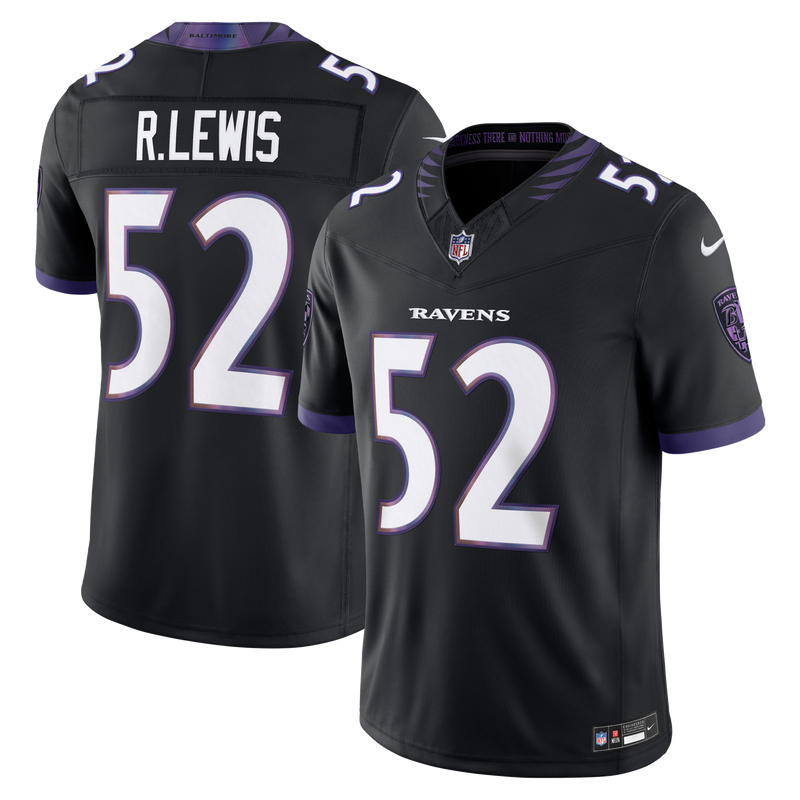 Baltimore Ravens Ray Lewis Black Alternate Stitched Retired Player Limited Jersey