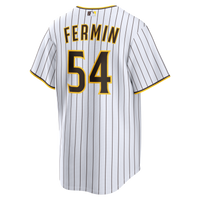 San Diego Padres Freddy Fermin White Home Replica Jersey