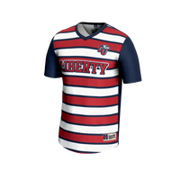 #71 Liberty Flames Lightweight Soccer Fashion Jersey - Navy