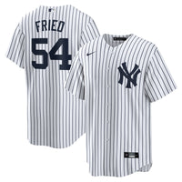 New York Yankees Max Fried White Home Replica Player Jersey