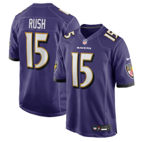 Baltimore Ravens Cooper Rush Purple Team Game Jersey