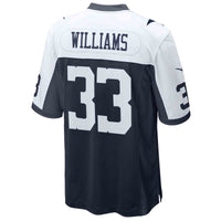 Dallas Cowboys Javonte Williams Navy Alternate Game Jersey