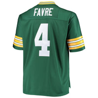 Green Bay Packers Brett Favre Green Big & Tall 1996 Retired Player Replica Jersey