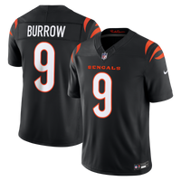 Cincinnati Bengals Joe Burrow Black Team Stitched Limited Jersey