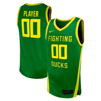 Oregon Ducks NIL Pick-A-Player Basketball Replica Jersey - Green