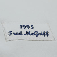 Atlanta Braves Fred McGriff Gray 1995 Throwback Authentic Jersey