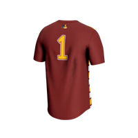#1 Loyola Chicago Ramblers Lightweight Soccer Fashion Jersey - Maroon