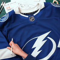 Tampa Bay Lightning Blue Home Authentic Pro Custom Jersey
