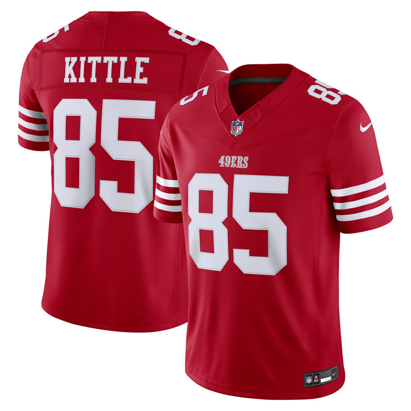 San Francisco 49ers George Kittle Scarlet Team Stitched Limited Jersey