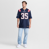 New England Patriots K.J. Britt Navy Team Game Jersey