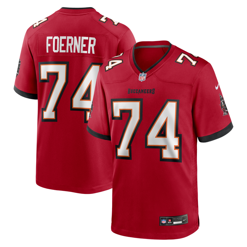 Tampa Bay Buccaneers Marshall Foerner Red Team Game Jersey