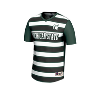 Michigan State Spartans Collegiate Soccer NIL Pick-A-Player Fashion Jersey - Green/Black