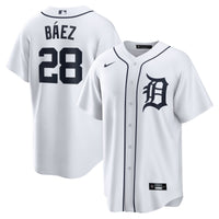Detroit Tigers Javier Baez White Home Replica Player Jersey