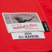 New York Giants Eli Manning Red 2004 Team Legacy Retired Player Big & Tall Jersey