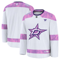 Dallas Stars White 2024 Hockey Fights Cancer Practice Jersey