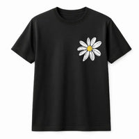 Daisy T-Shirt | Minimalist Flower Graphic | 100% Cotton Premium Tee | Retro Botanical Casual Gift for Her