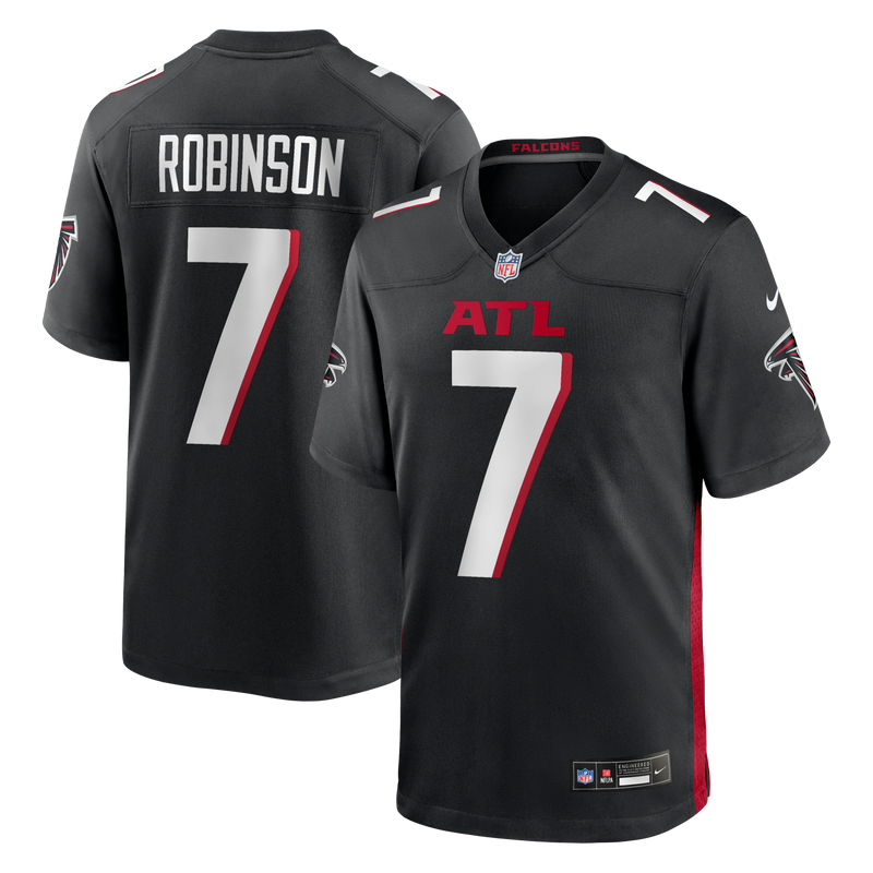 Atlanta Falcons Bijan Robinson Black Game Jersey