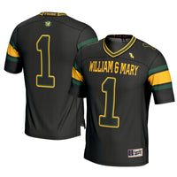 #1 William & Mary Tribe Football Jersey - Black