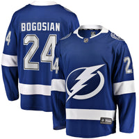 Tampa Bay Lightning Zach Bogosian Blue Home Breakaway Player Jersey