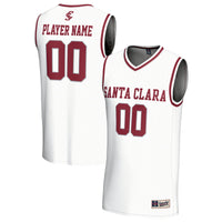 Santa Clara Broncos NIL Pick-A-Player Basketball Lightweight Jersey - White