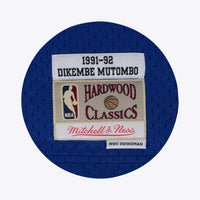 Denver Nuggets Dikembe Mutombo 1991 Hardwood Classics Home Swingman Jersey - White
