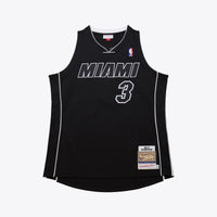 Miami Heat Dwyane Wade 2011 Dark Alternate Authentic Jersey - Black