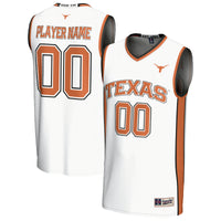 Texas Longhorns NIL Pick-A-Player Lightweight Basketball Fashion Jersey - White