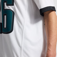 Philadelphia Eagles Saquon Barkley White Stitched Limited Jersey