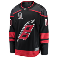 Carolina Hurricanes Black 2026 Stanley Cup Champions Home Breakaway Custom Jersey