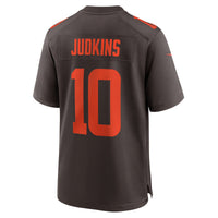 Cleveland Browns Quinshon Judkins Brown Alpha Dawg Game Jersey