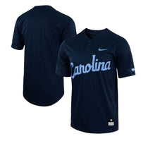 Navy North Carolina Tar Heels Two-Button Replica Baseball Jersey
