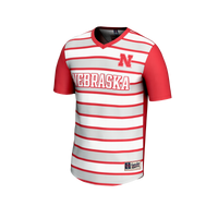 #1 Nebraska Huskers Lightweight Soccer Fashion Jersey - Scarlet
