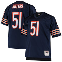 Chicago Bears Dick Butkus Navy Big & Tall 1966 Retired Player Replica Jersey
