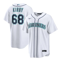 Seattle Mariners George Kirby White Home Replica Jersey