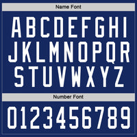 Custom Hockey Jersey - Royal White