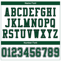 Custom Football Jersey - White Grass Green-Black Mesh Authentic