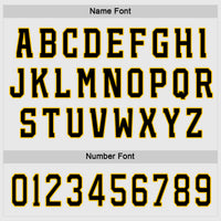 Custom Hockey Jersey - White Black-Gold